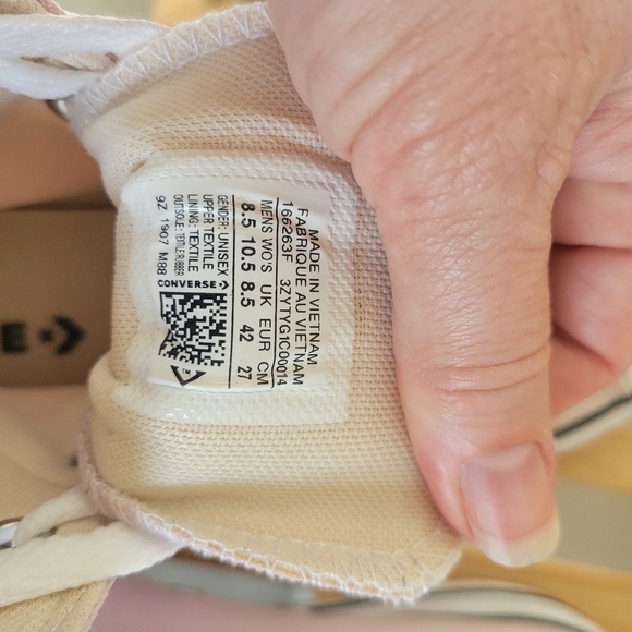 Converse All Stars Chuck Taylor High Tops Size 10.5 Light Pink - Picture 9 of 10